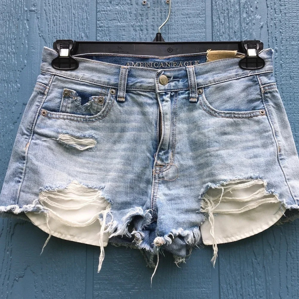 American Eagle Outfitters Vintage Hi-Rise Festival Shorts Women’s Size 4 AE AEO